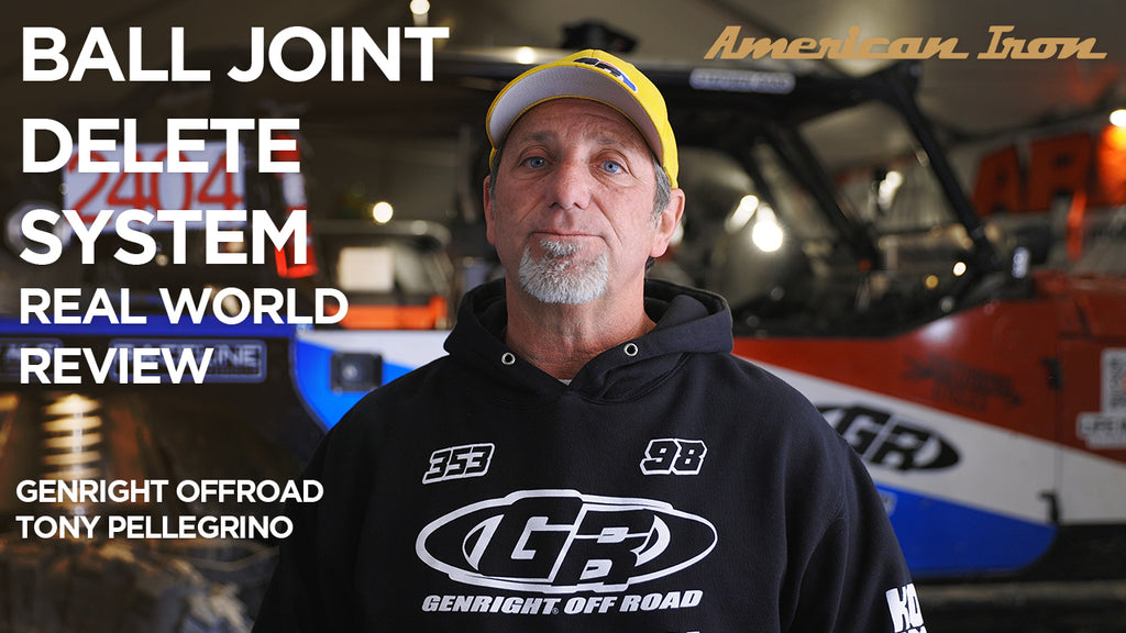 Tony Pellegrino Founder GenRight Offroad Reviews: American Iron Offroad Ball Joint Delete System