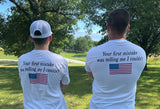 American Iron Offroad™ Red, White & Blue Short-Sleeved Tee - Patriotic Design, Premium Blend